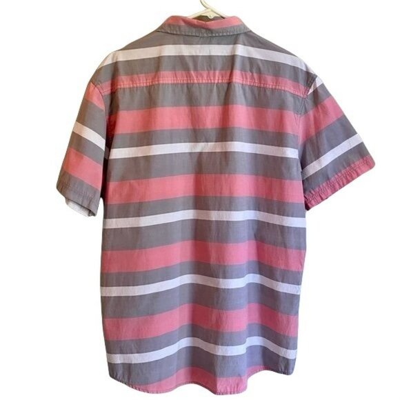 Holton Canvas Cloth Short Sleeve Button Down Casual Shirt Mens XL - Picture 4 of 9